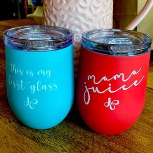 Seamless wine glass - insulated